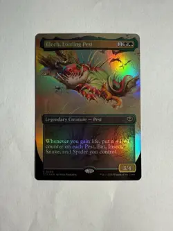 Blech, Loafing Pest (Borderless) Secrets of Strixhaven Foil - Image 1