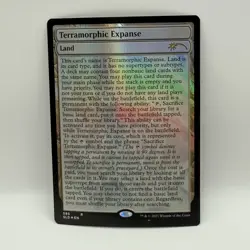 4x MTG SLD Secret Lair Drop Full Text Foil Terramorphic Expanse 585 Playset - Image 2