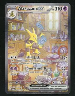 Alakazam ex 201/165 SIR NM Special Illustration Rare SV 151 Pokemon Near Mint - Image 1