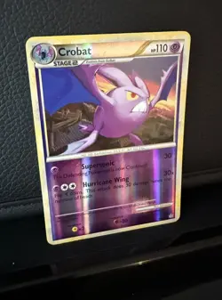 Crobat 14/95 Reverse Holo Pokemon TCG HGSS Unleashed - LP - Image 2
