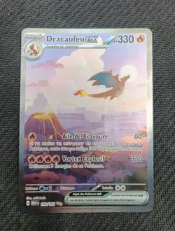 Dracaufeu Ex 199/165 Carte Pokemon Fr Alt 151 Exc+ - Image 3