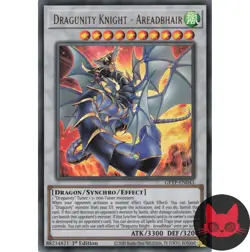 Yugioh Dragunity Knight - Areadbhair GFTP-EN043 Ultra Rare 1st Edition NM - Image 1