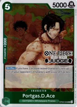 Portgas.D.Ace (Judge Pack Vol. 6) UC One Piece Promotion Cards OP09-035 - Image 1