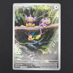 Pokemon TCG Card Aipom 211/182 Paradox Rift Illustration Rare Holo - NM - Image 1