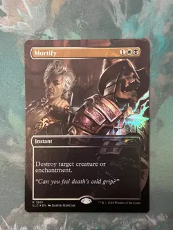Mortify 1801 Borderless Rainbow Foil DnD Secret Lair MTG Near Mint - Image 1