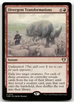 Divergent Transformations #216 (NM) Commander Masters CMM Magic MTG - Image 1