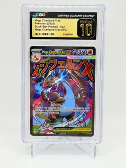 Mega Charizard X ex 023 CGC Pristine 10 Pokemon Black Star Promo - Image 1