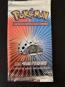 [1x] Pokemon TCG - EX Ruby & Sapphire SPANISH - 1 Sealed Booster - Rubi Zafiro - Image 5