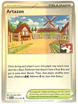 Artazon Play! Pokemon Prize Pack Series 4 Non-Holo Stamped Promo 171/193 NM - Image 1
