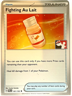 Fighting Au Lait 181/193 Play! Prize Pack Series 4 Promo Non Holo Pokemon TCG NM - Image 1