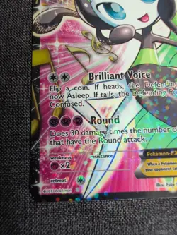 Pokemon Meloetta EX RC25/RC25 Legendary Treasures Ultra Rare Full Art Holo 110 … - Image 2