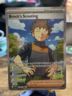 Pokemon TCG Journey Together Brock’s Scouting 179/159 Ultra Rare - NM - Image 1