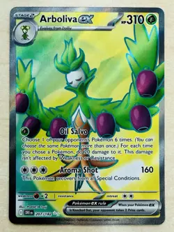 Arboliva EX 207/182 Sv10 Destined Rivals Ultra Rare Holo Full Art Pokemon TCG NM - Image 1