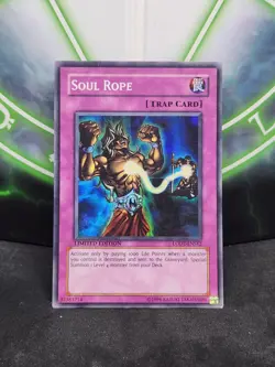 Yugioh Soul Rope LODT-ENSE2 Super Rare Limited Edition LP - Image 1