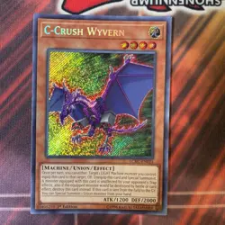 ( C-CRUSH WYVERN ) Secret Rare - LCKC-EN021 - 1st NM - Yu-Gi-Oh Legendary Kaiba - Image 1