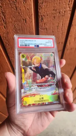 US Seller PSA 10 Sanji CNY Red Envelope Campaign Rare 054 2025 Chinese One Piece - Image 1