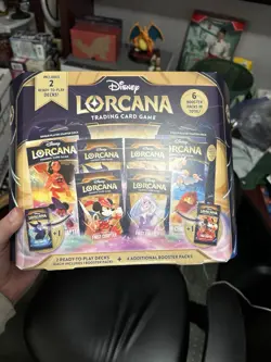 New! Exclusive Disney Lorcana Trading Card Game Cards Chapter 1 Booster Bundle - Image 1