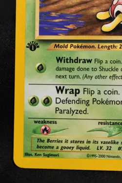 Shuckle 1st Edition 72/111 NM Neo Genesis Regular Common Pokemon TCG Card - Image 5