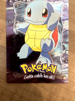 Squirtle E7 of 12 - 1999 Topps Pokemon Card Holo Foil LP #07 - Image 3