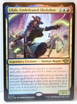 Lilah, Undefeated Slickshot [New, Near Mint] *Foil* {Thunder Junction} - Image 1