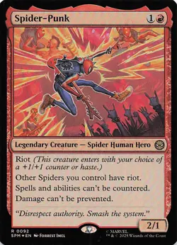 Spider-Punk R Marvel's Spider-Man 92 NM Foil - Image 1