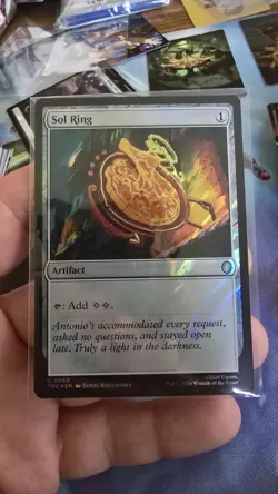 Sol Ring (Surge Foil) Uncommon MTG Ninja Turtles Commander - Image 1