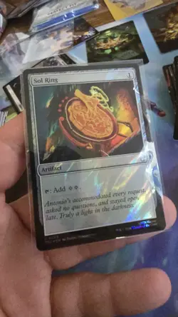 Sol Ring (Surge Foil) Uncommon MTG Ninja Turtles Commander - Image 2