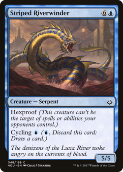 Striped Riverwinder Hour of Devastation Light Play MTG Magic DNA GAMES - Image 1