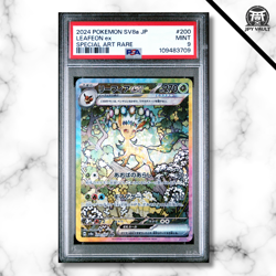 Pokemon Card Japanese - Leafeon SAR #200 - Terastal Festival Ex - PSA 9 MINT - Image 1