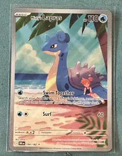 Pokemon TCG Misty's Lapras IR Destined Rivals 194/182 NM Condition - Image 1