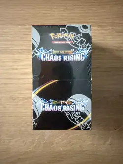 Pokemon Chaos Rising Half Booster Box Factory Sealed - Image 1