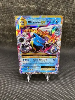 Pokemon TCG M Blastoise EX Full Art Holo Ultra Rare XY 22/108 220 HP ENG - Image 1