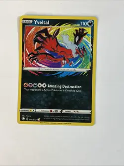 Yveltal 046/072 Amazing Rare Shining Fates Pokemon TCG NM/M - Image 1