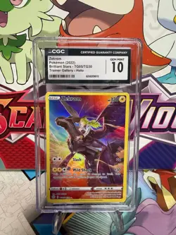 CGC 10 Zekrom TG05/TG30 Trainer Gallery - Brilliant Stars - Pokemon - SHIPS FAST - Image 1