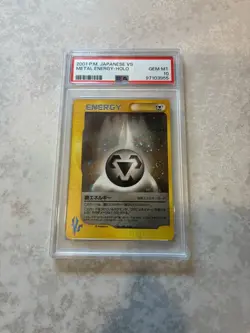 2001 Pokemon Japanese VS Metal Energy - HOLO RARE PSA GEM MT 10 💎 🔥 - Image 1