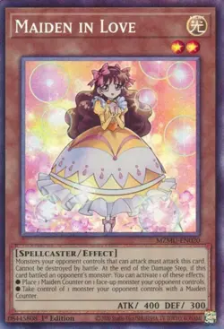 1x (EX) Maiden in Love - MZMU-EN020 - Collector's Rare - 1st Edition YuGiOh - Image 1