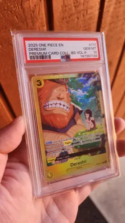 2025 One Piece EN PCC Best Selection Vol.4 #117 Dereshi! PSA 10 GEM MINT - Image 1