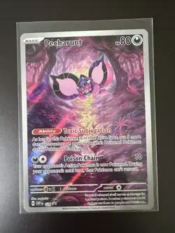 Pokemon TCG Shrouded Fable Black Star Promo Holo Card SVP129 Pecharunt - Image 1