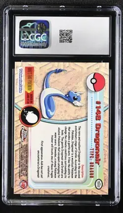 CGC 10 Dragonair 148 Pokemon 2000 Topps Chrome Series 2 Pokemon Card - Image 2