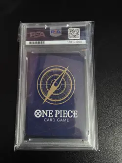 Monkey D. Luffy PSA 9 One Piece English Card OP07-109 2024 Treasure Rare - Image 2