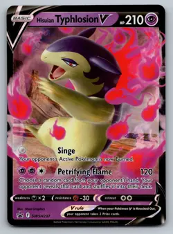 Hisuian Typhlosion V - - SWSH: Sword & Shield Promo Cards #SWSH237 Promo Holo NM - Image 1
