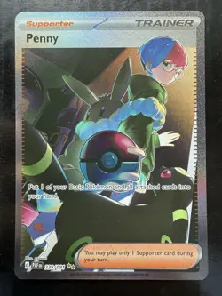 Pokemon Penny 239/091 Scarlet & Violet: Paldean Fates Holo (NM) - Image 1