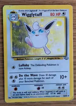Pokemon TCG Wigglytuff Jungle Set Holo Card 16/64 - Image 1