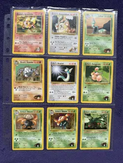 67x Pokemon Gym Heroes WOTC Vintage Card Lot English - Image 2