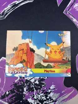 Topps Pikachus Vacation Pokemon - Regular #57 Playtime - Image 1
