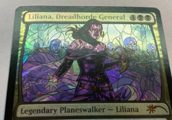 MTG - Secret Lair: Stained Glass Planeswalkers - Liliana, Dreadhorde General - Image 2