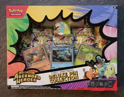 Pokemon Ascended Heroes First Partner Deluxe Pin Collection New Factory Sealed - Image 1