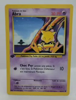 Carte Pokemon ABRA 43/102 set de base Wizards 1999 EDITION 1 FR NEAR MINT - Image 1