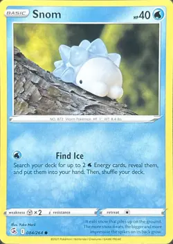 Snom 084/264 Yuka Morii Fusion Strike Pokemon Near Mint - Image 1