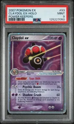 Pokemon 2007 Claydol EX Power Keepers PSA 9 93/108 - Image 2